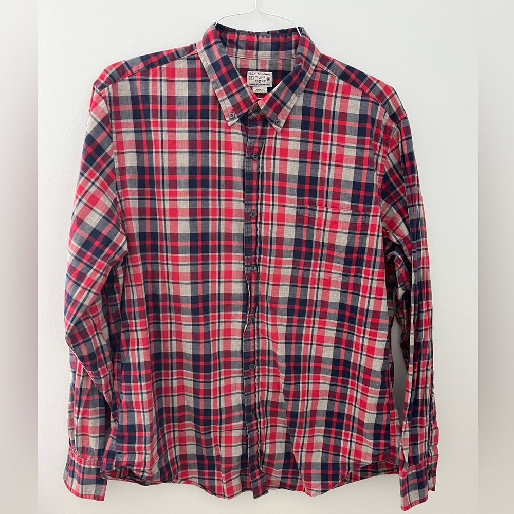 J Crew Factory Men’s Button Down Sz XL
